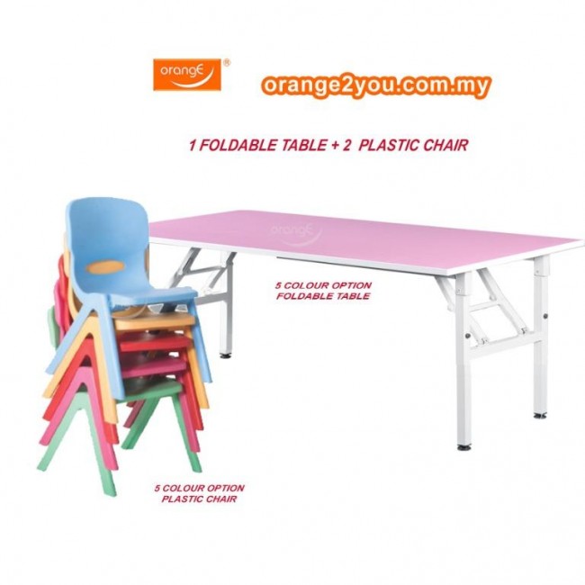 KiMF 420 + EFCA 2008- Pakage Children Kids Table & Chair Set (1+4)